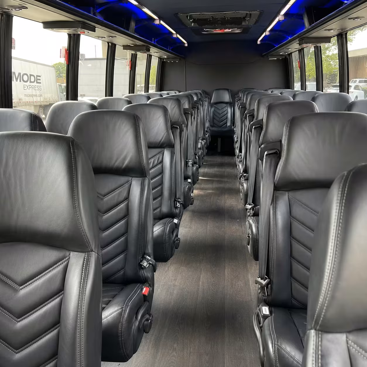 35 passenger minibus interior