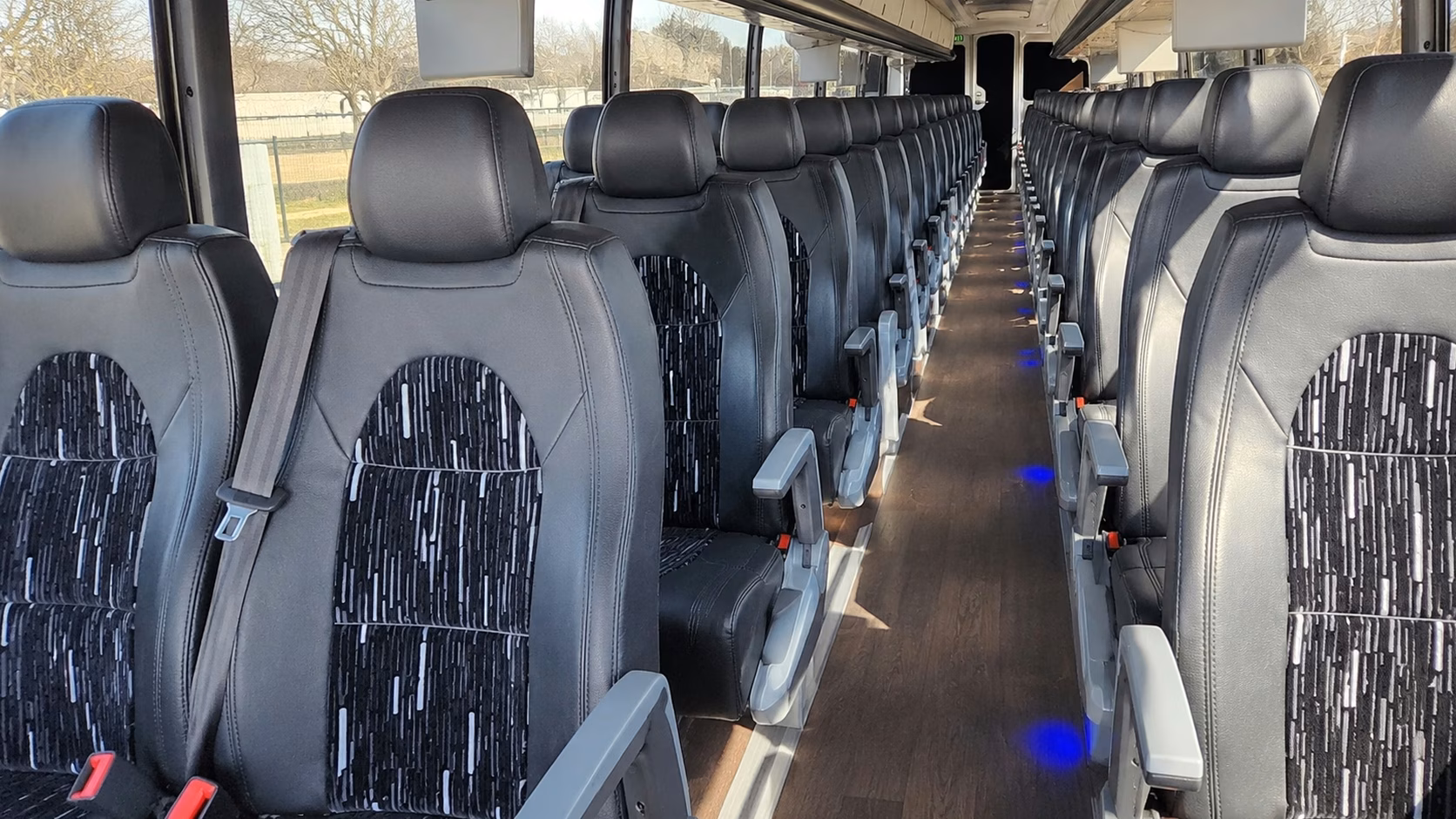 alameda charter bus interior