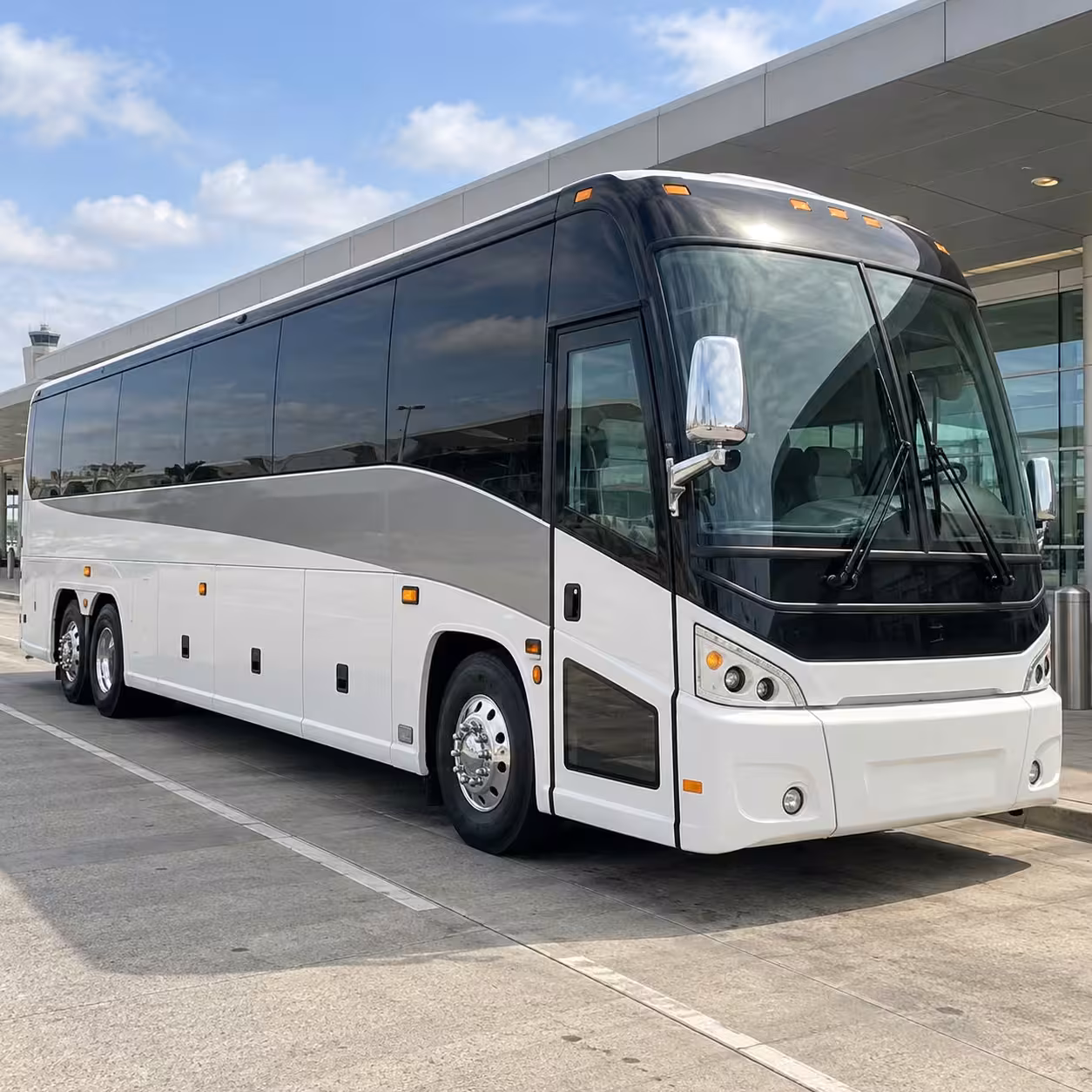 alameda charter bus rental exterior