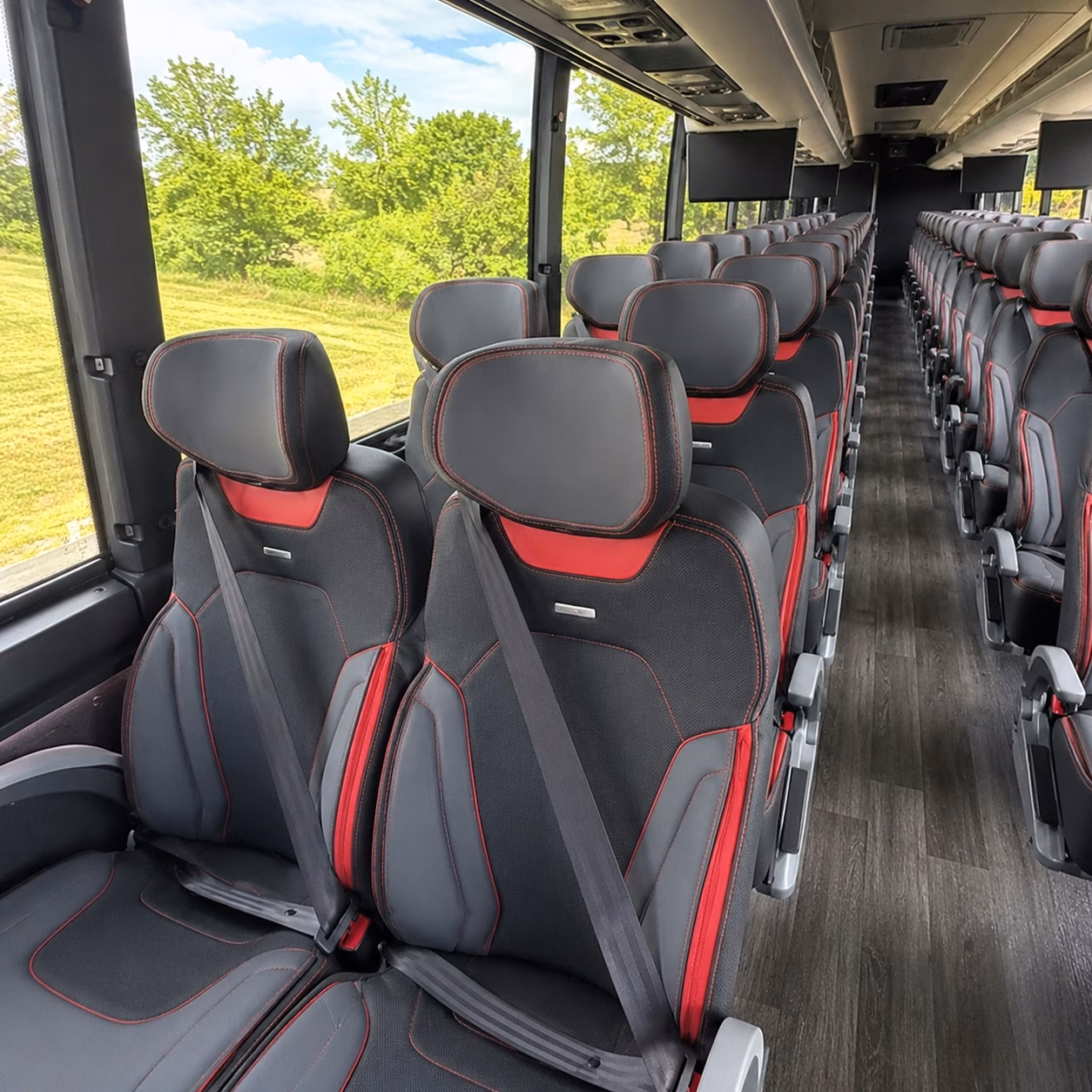 alameda charter bus rental inside